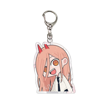 Anime Chainsaw Man Keychains Cartoon Cosplay Figure For Women Men Car Key Chain Ring Jewelry Bag Pendant Accessories Child Gifts