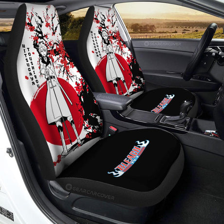 Yoruichi Shihouin Car Seat Covers Japan Style Anime Bleach Car Interior Accessories,2 PCS Universal Front Seat Protective Cover, everythinganimee