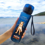560ML Naruto Anime Children Water Cup Kakashi Sasuke Akatsuki Sakura Itachi Student Plastic Bottle Portable Sports Water Bottle