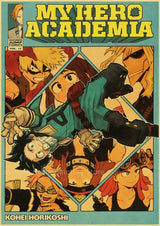 Hero Academia Retro Posters (A3)