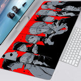 Gaming Mouse Pad Gamer Large Home Keyboard Pad Mouse Mat MousePads Anime Jujutsu Kaisen Anti-slip Gamer Natural Rubber Table Mat, everythinganimee