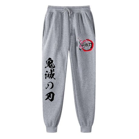 Anime Sweatpants Demon Slayer Trousers Women's Full Length Casual Long Pants Fleece Harajuku Unisex Pants, everything animee