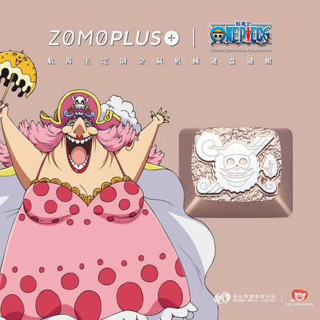 ZOMOPLUS X ONE PIECE FOUR EMPERORS BIG MOM CHARLOTTE LINLIN ALUMINUM ARTISAN KEYCAP MECHANICAL KEYBOARD KEYCAP, everythinganimee