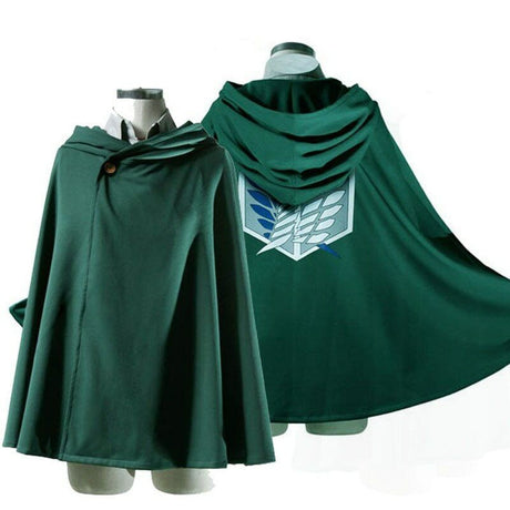 On Sale Anime Attack on Titan Cloak Shingeki no Kyojin Scouting Legion Aren / Levi Capes Cosplay Costume